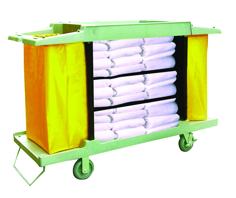 Multi-Function Double Bagged Hotel Service Cart –