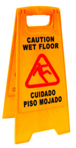 English/ Spanish Wet Floor Sign-0