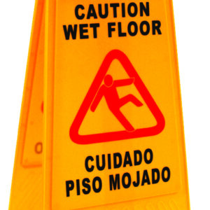 English/ Spanish Wet Floor Sign-0